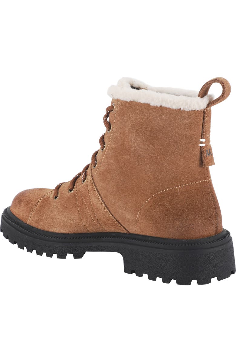 Mykos Suede Fleece Lined Combat Boot, Alternate, color, Brown
