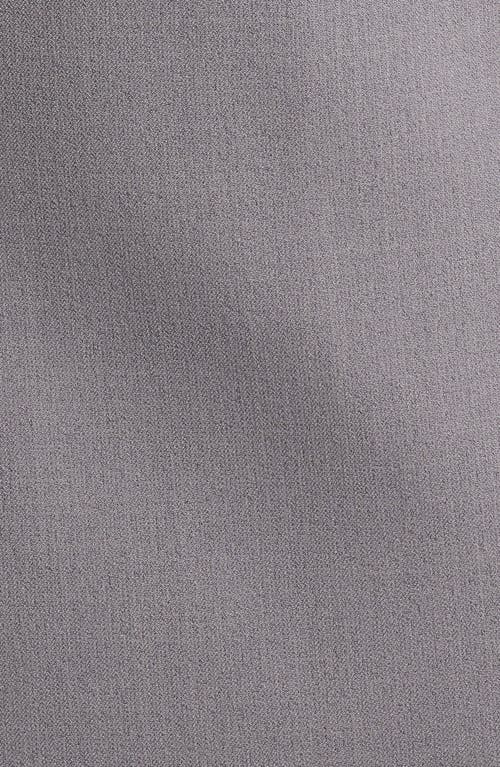 Kasper One-button Crepe Blazer In Granite