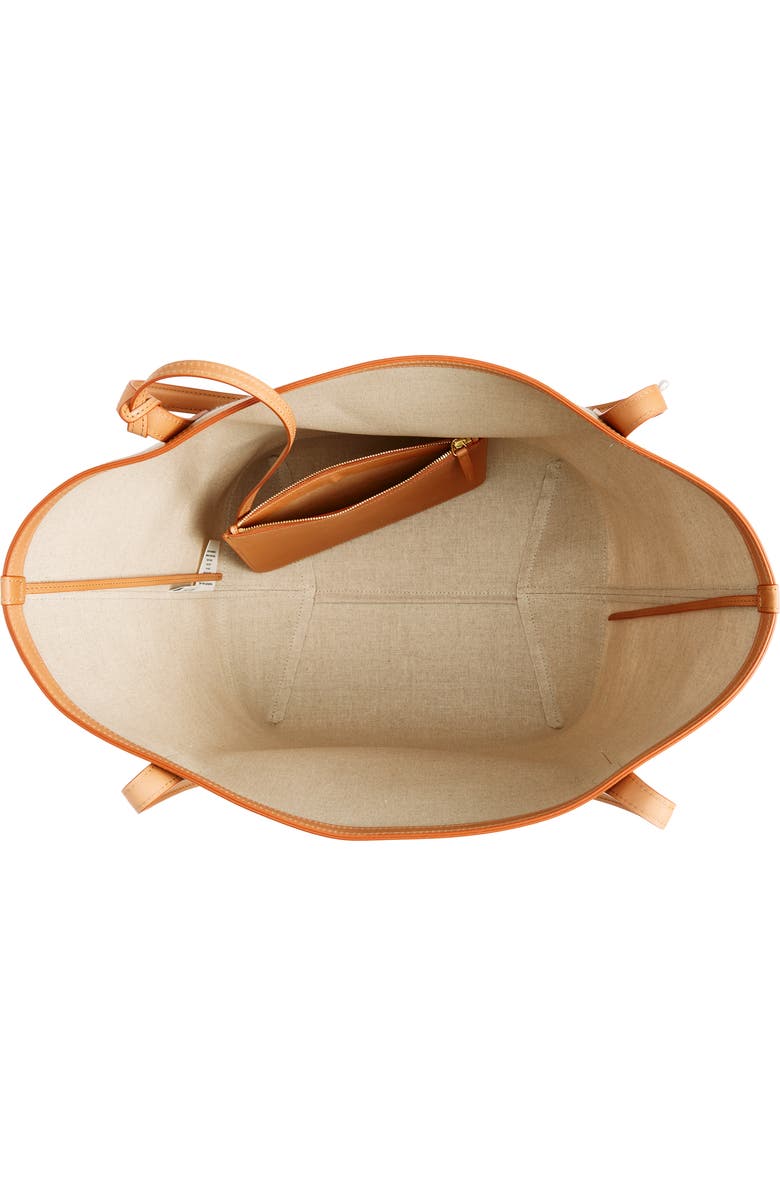 Mansur Gavriel Everyday Soft Canvas & Leather Tote, Alternate, color,