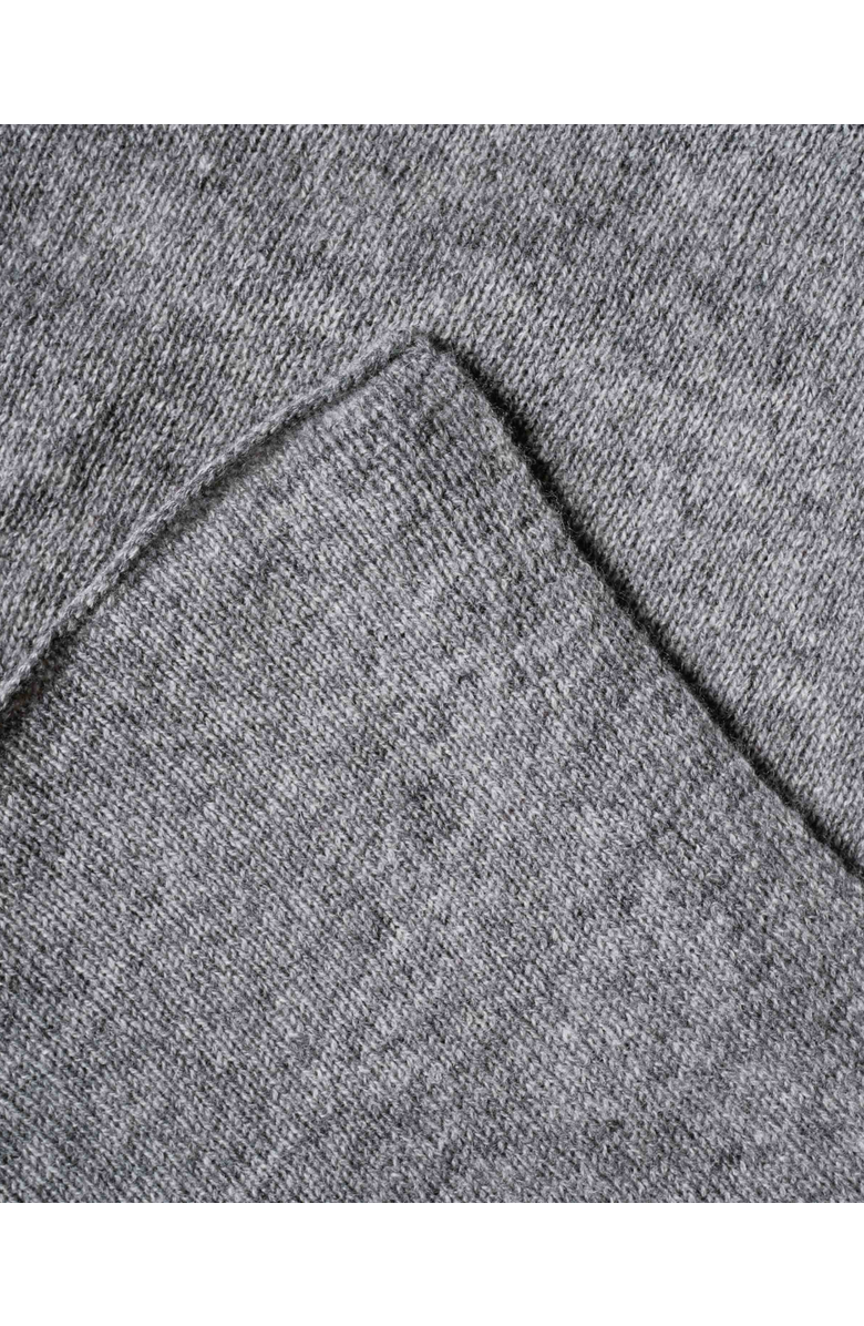 Monticelli Cashmere Essential Pure Cashmere Poncho, Alternate, color, Melange Gray