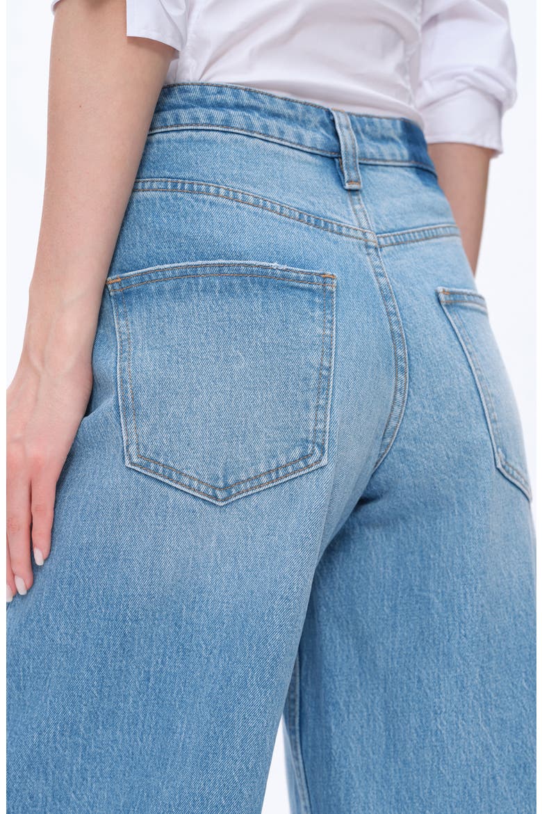 Daisy High Waist Wide Leg Jeans, Alternate, color, LIGHT BLUE