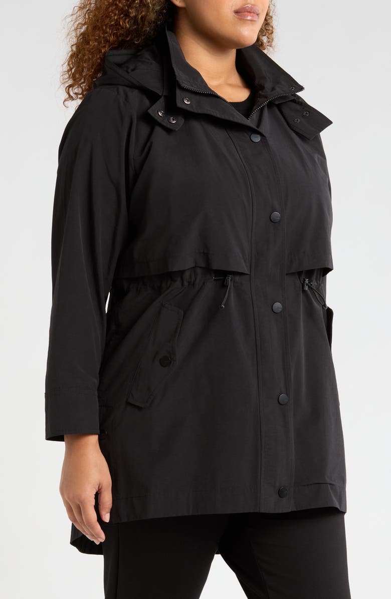 Universal Standard Precision Water Resistant Hooded Parka, Alternate, color, Black