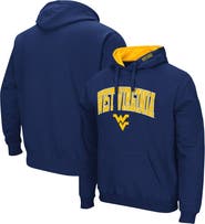 COLOSSEUM Men's Colosseum Navy West Virginia Mountaineers Arch & Logo 3.0 Pullover Hoodie