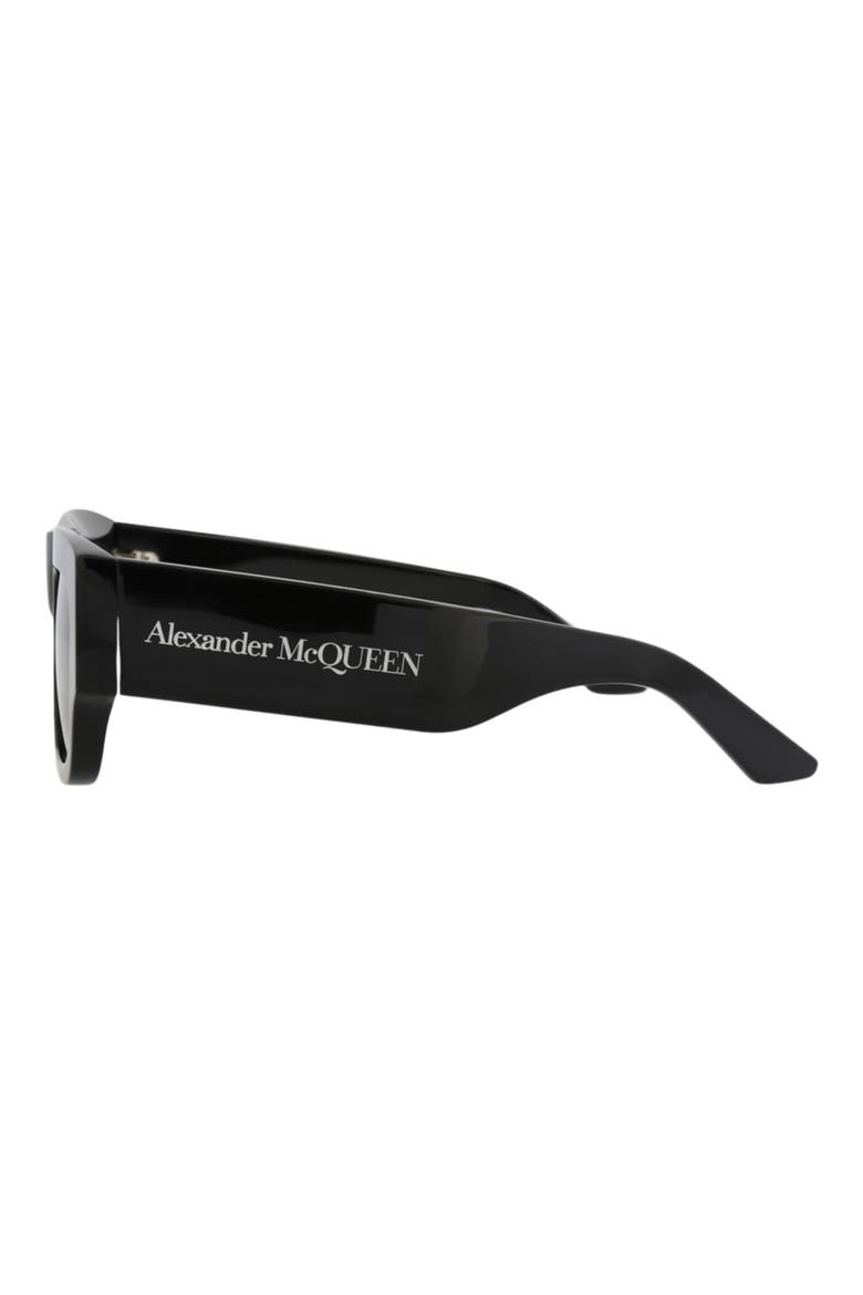 53mm Square Sunglasses, Alternate, color, BLACK BLACK GREY