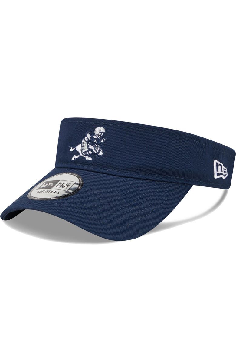 NFL Men's Navy Dallas Cowboys Retro Joe Adjustable Visor, Main, color, Navy