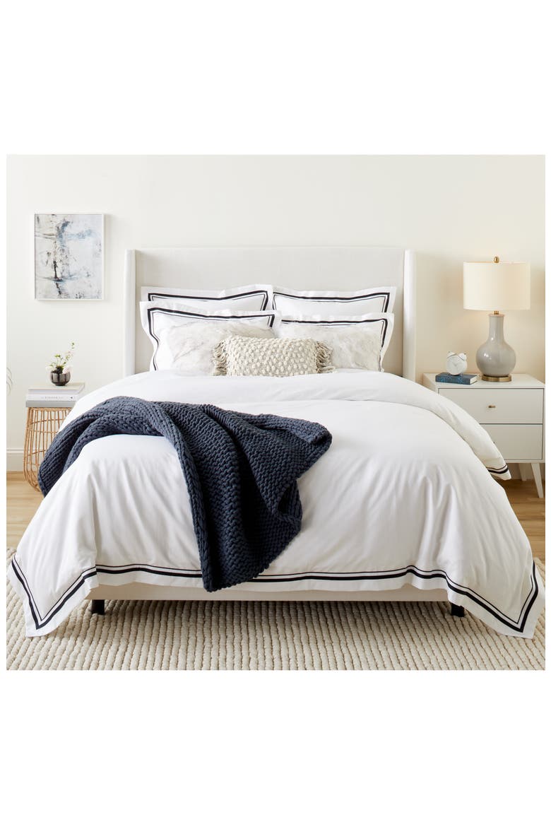 Jersey Rope Throw Blanket, Alternate, color, WHITE