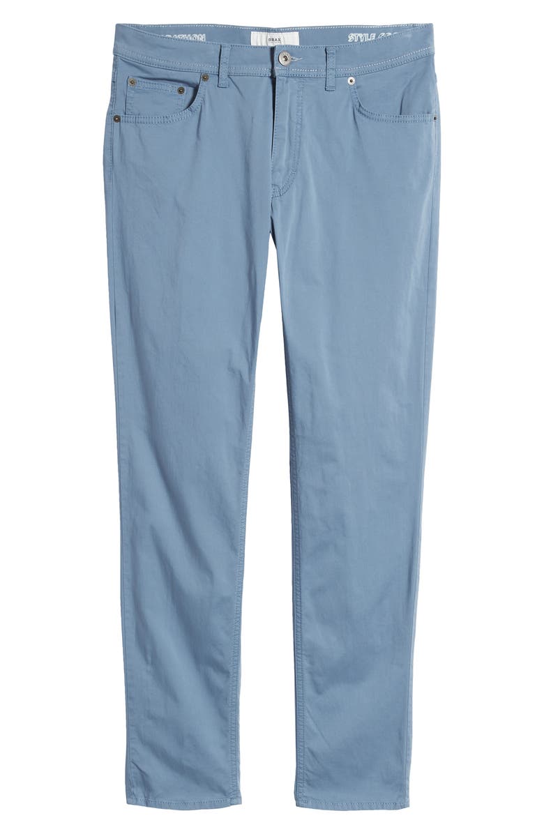 Brax Cooper Fancy Regular Fit Five-Pocket Pants, Alternate, color, Dusty Blue