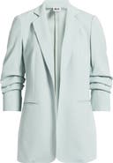 Anne Klein Scrunch Sleeve Open Front Jacket