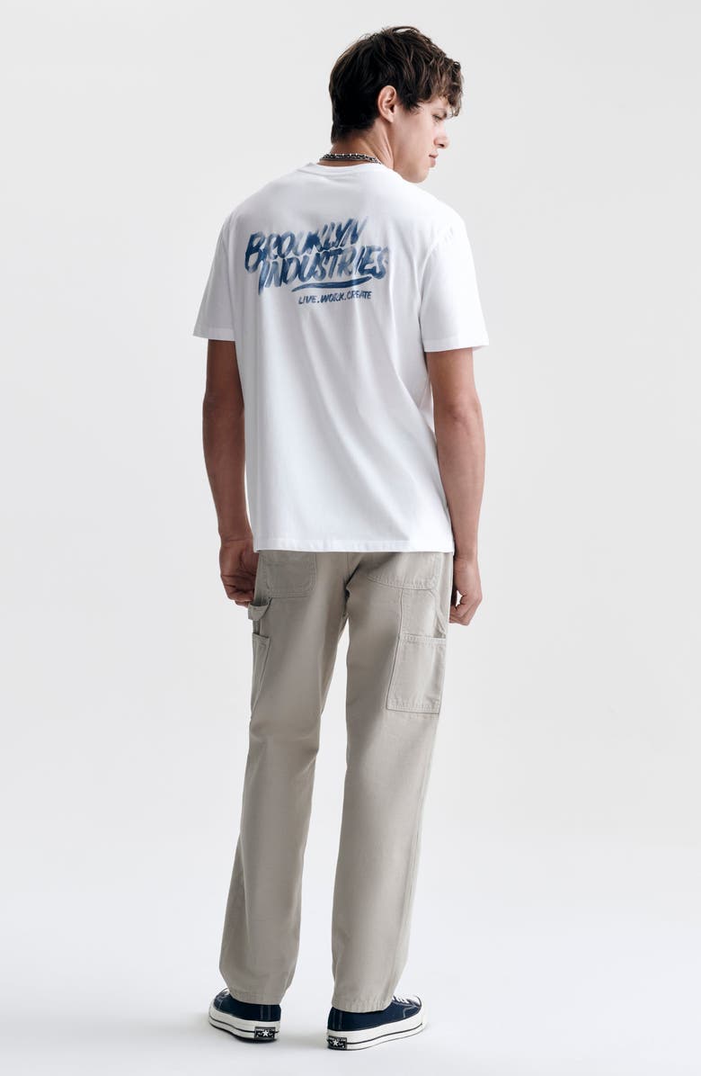 Brooklyn Industries Brooklyn Logo Cotton Graphic T-Shirt, Alternate, color, 