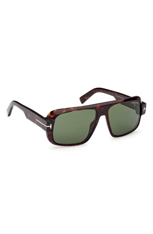 Tom Ford Turner 58mm Navigator Sunglasses