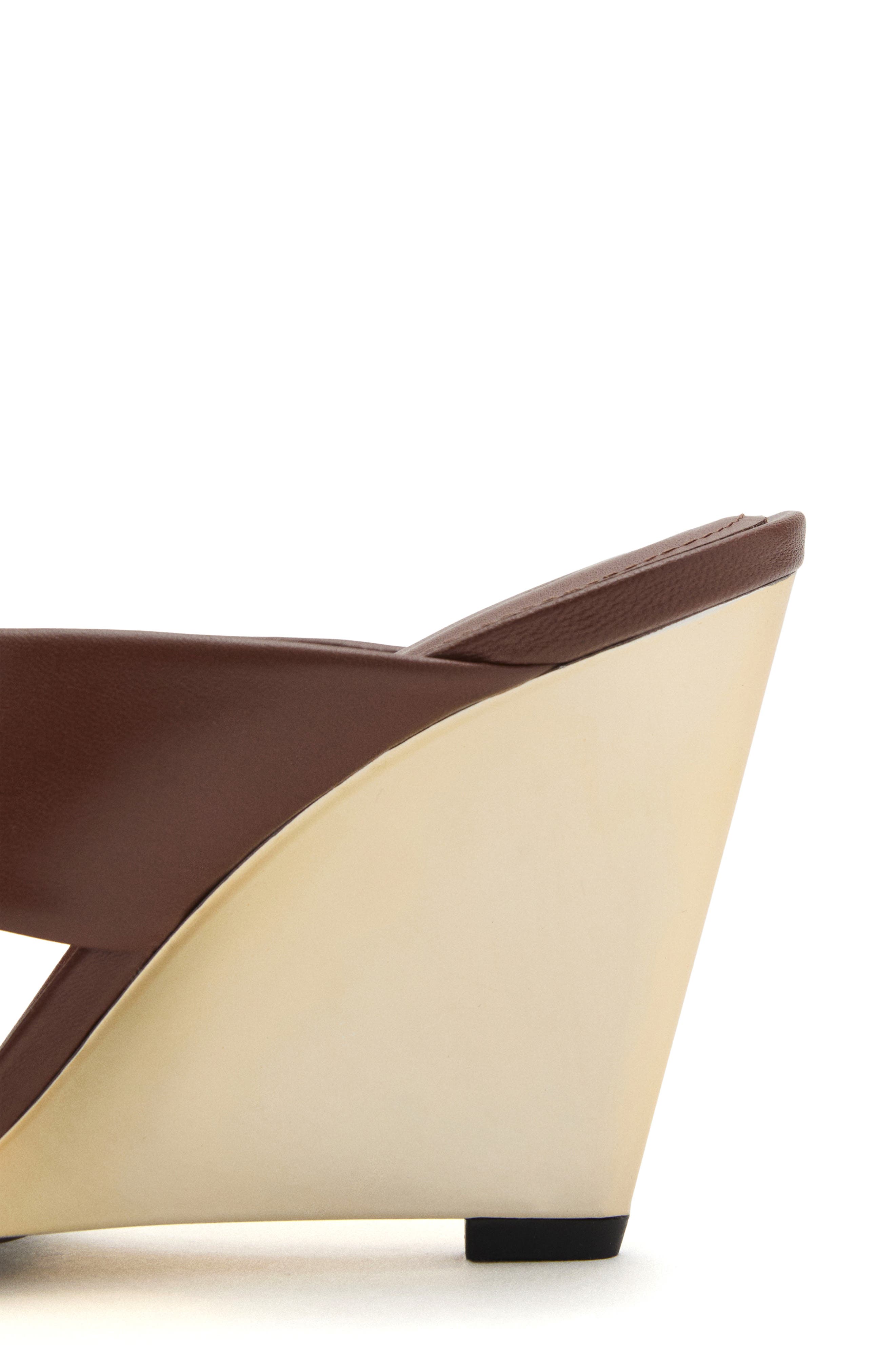 MANGO Wedge Flip Flop, Alternate, color, Chocolate