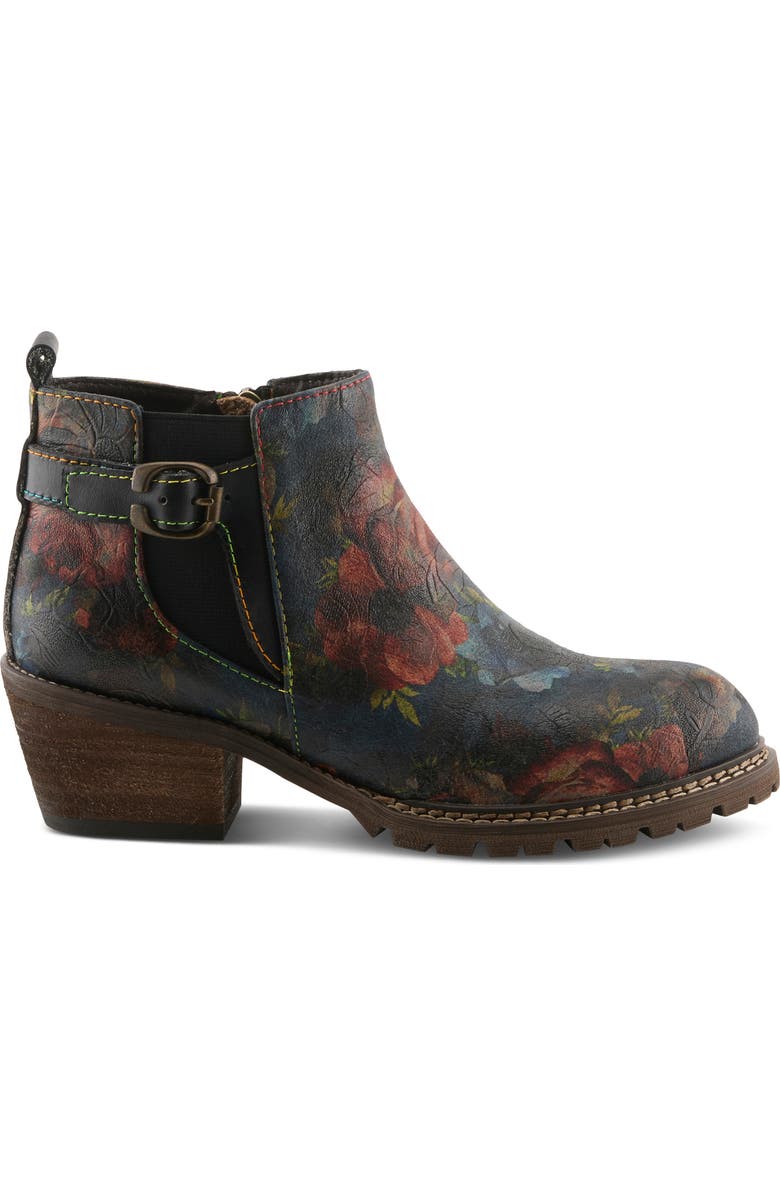 L'Artiste by Spring Step Farruko Bootie, Alternate, color, Navy Multi