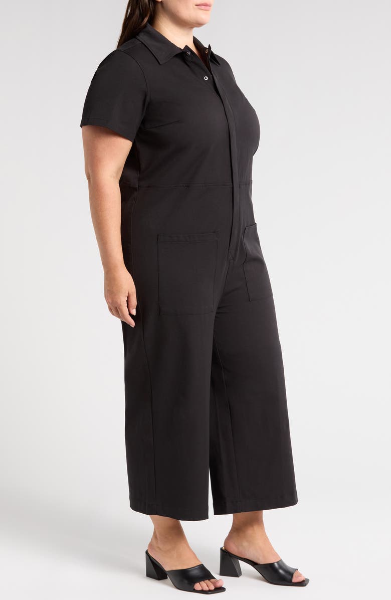 Universal Standard Kate Twill Jumpsuit, Alternate, color, Black