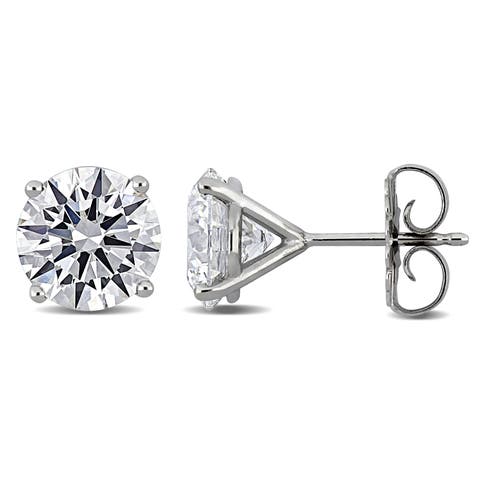 4 CTW Lab-Grown Diamond Stud Earrings 14k