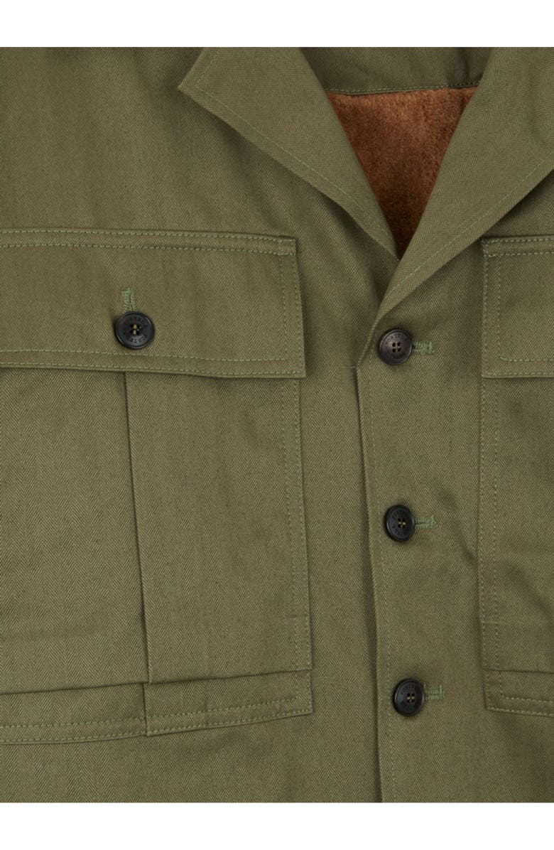 Fortela Solomonf Cotton Padded Overshirt, Alternate, color, Green