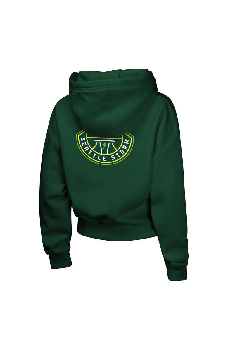 Outerstuff Girls Youth  Green Seattle Storm Closer Pullover Hoodie, Alternate, color, Green