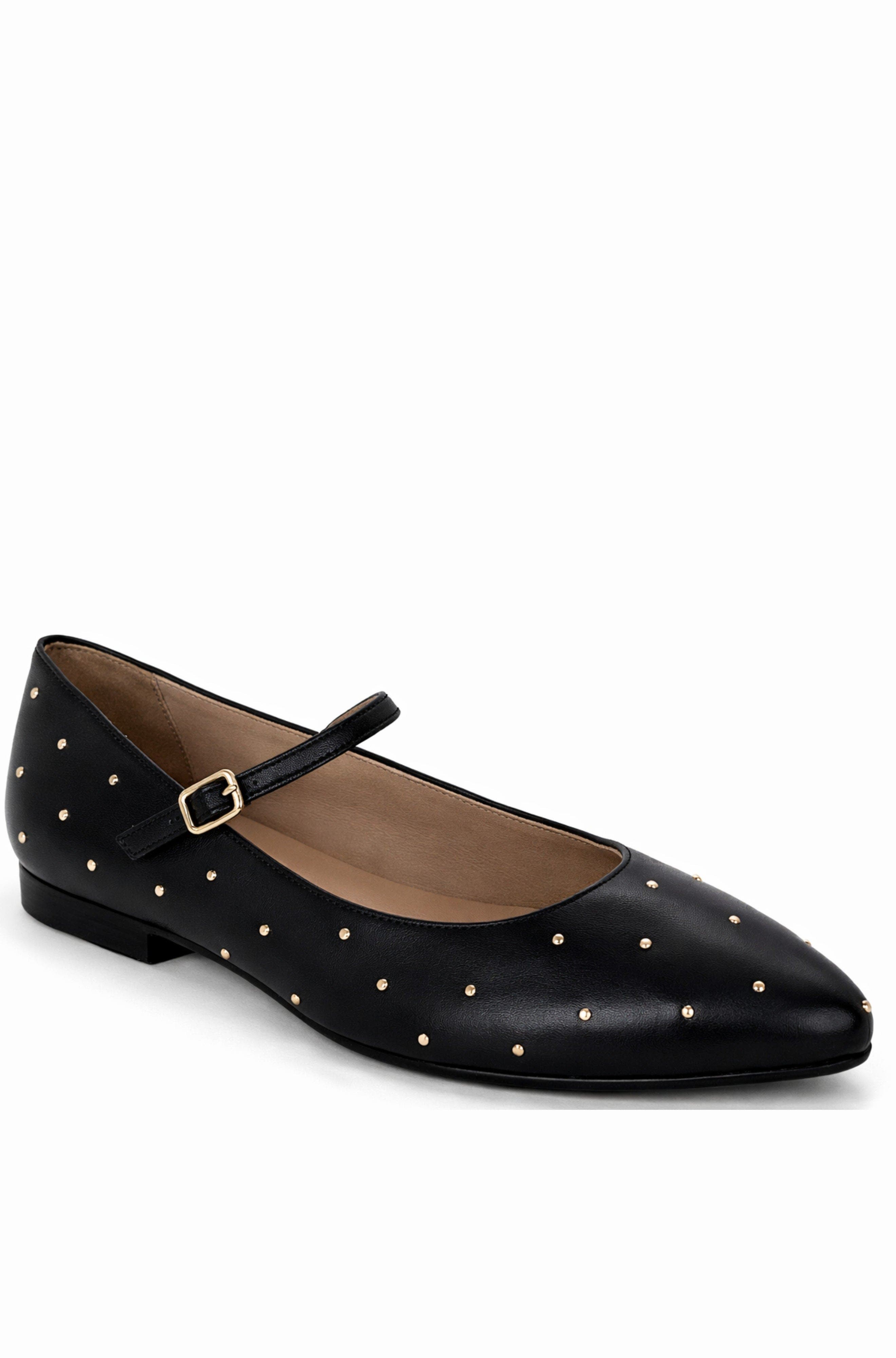 Menina Step Clara Flat Sandal, Alternate, color, Black