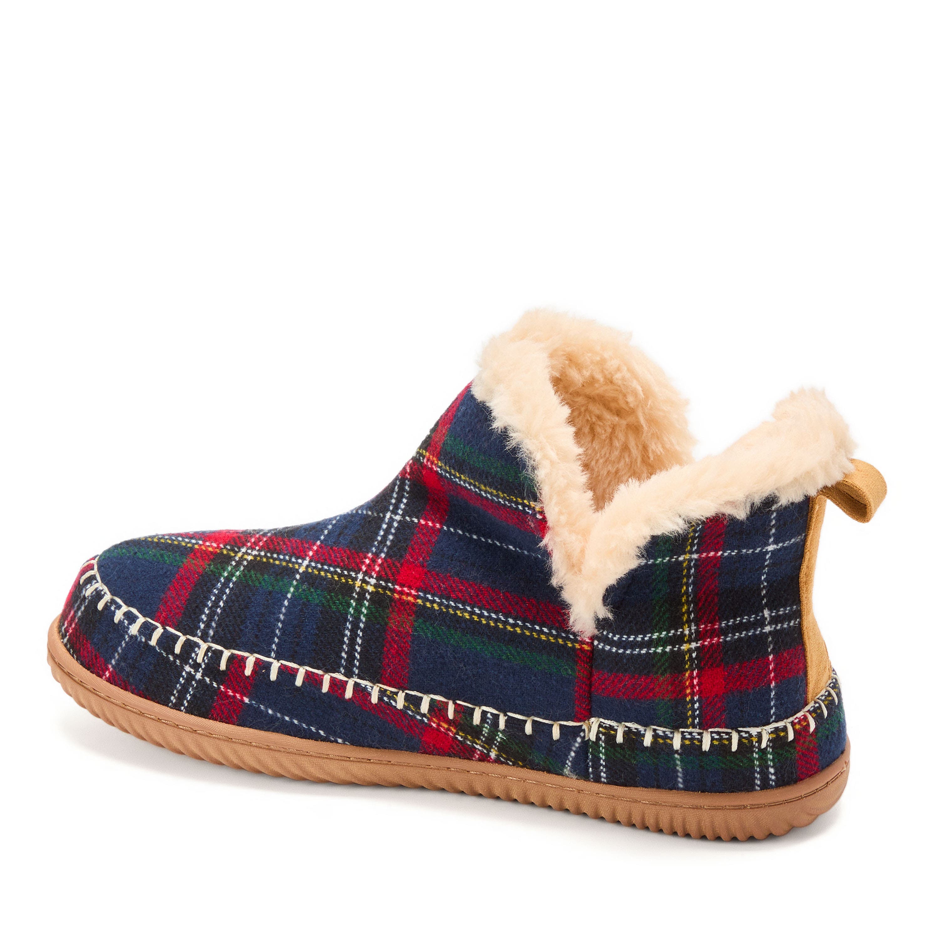 DEARFOAMS Brixen Bootie Slipper, Alternate, color, Blue Multi