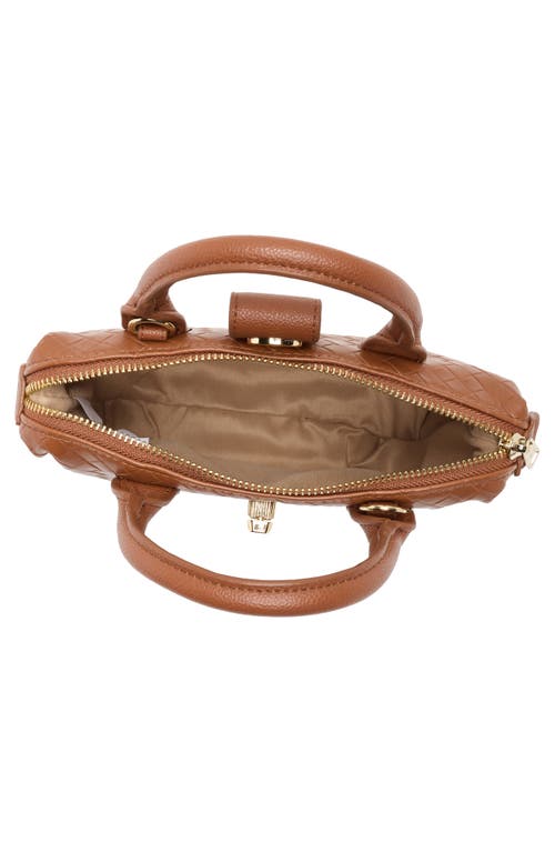 Madden Girl Mini Woven Tote In Brown