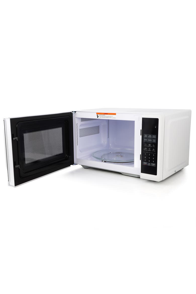 0.9 Cu. Ft. LED Digital Countertop Microwave in White, Alternate, color, White