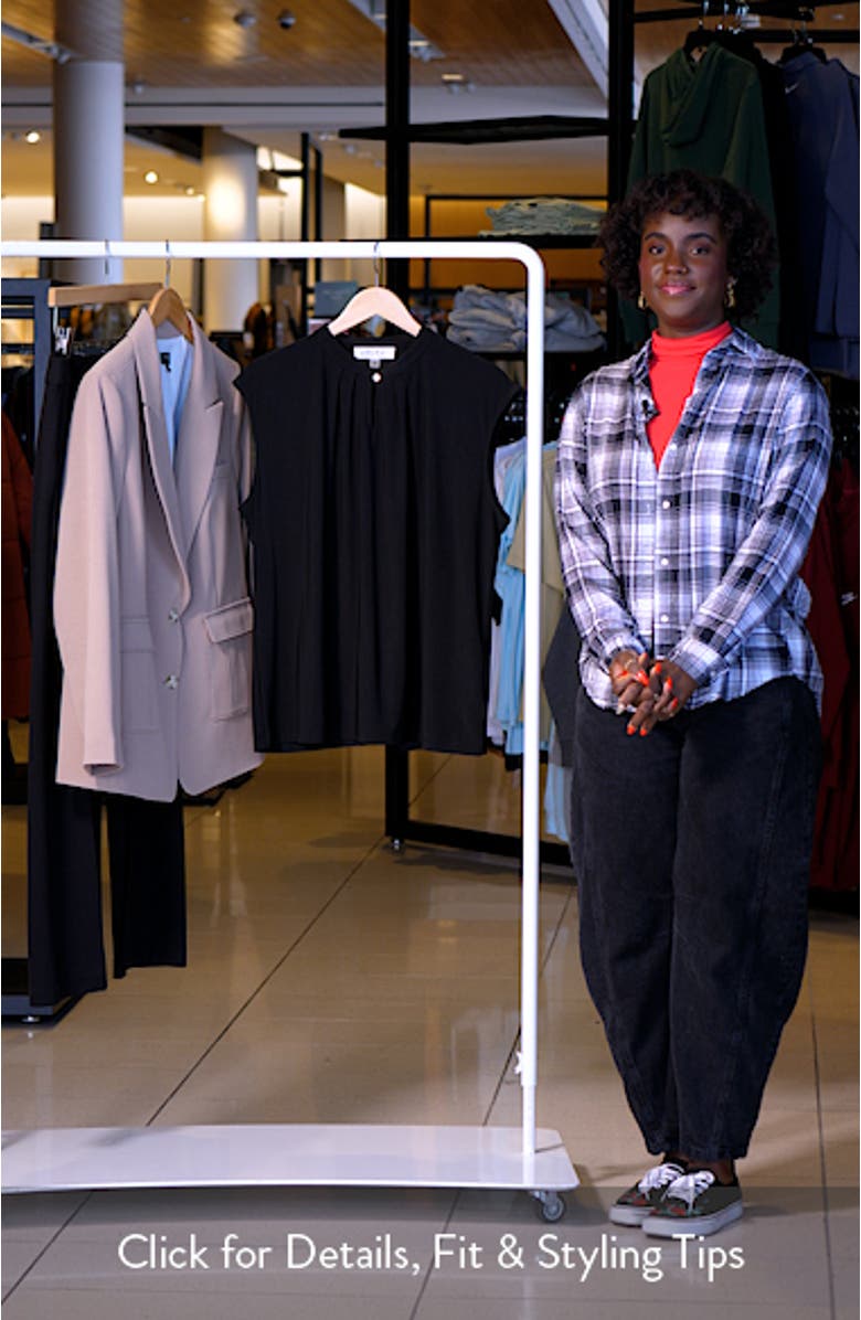 Keyhole Neck Knit Top, sales video thumbnail