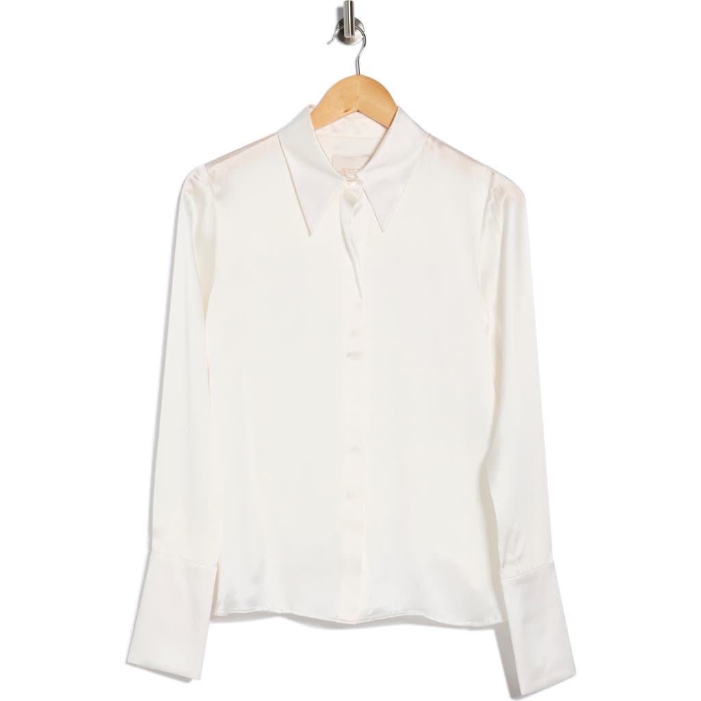 Twp Object Of Affection Silk Shirt In White