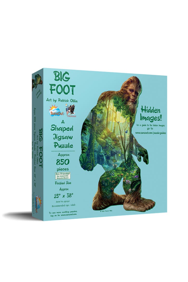 Big Foot 850 piece Jigsaw Puzzle for Adults Special Shape, Main, color, Multicolor