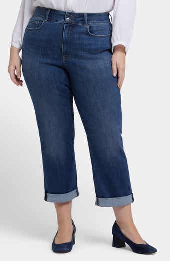 Bailey High Waist Crop Relaxed Straight Leg Jeans