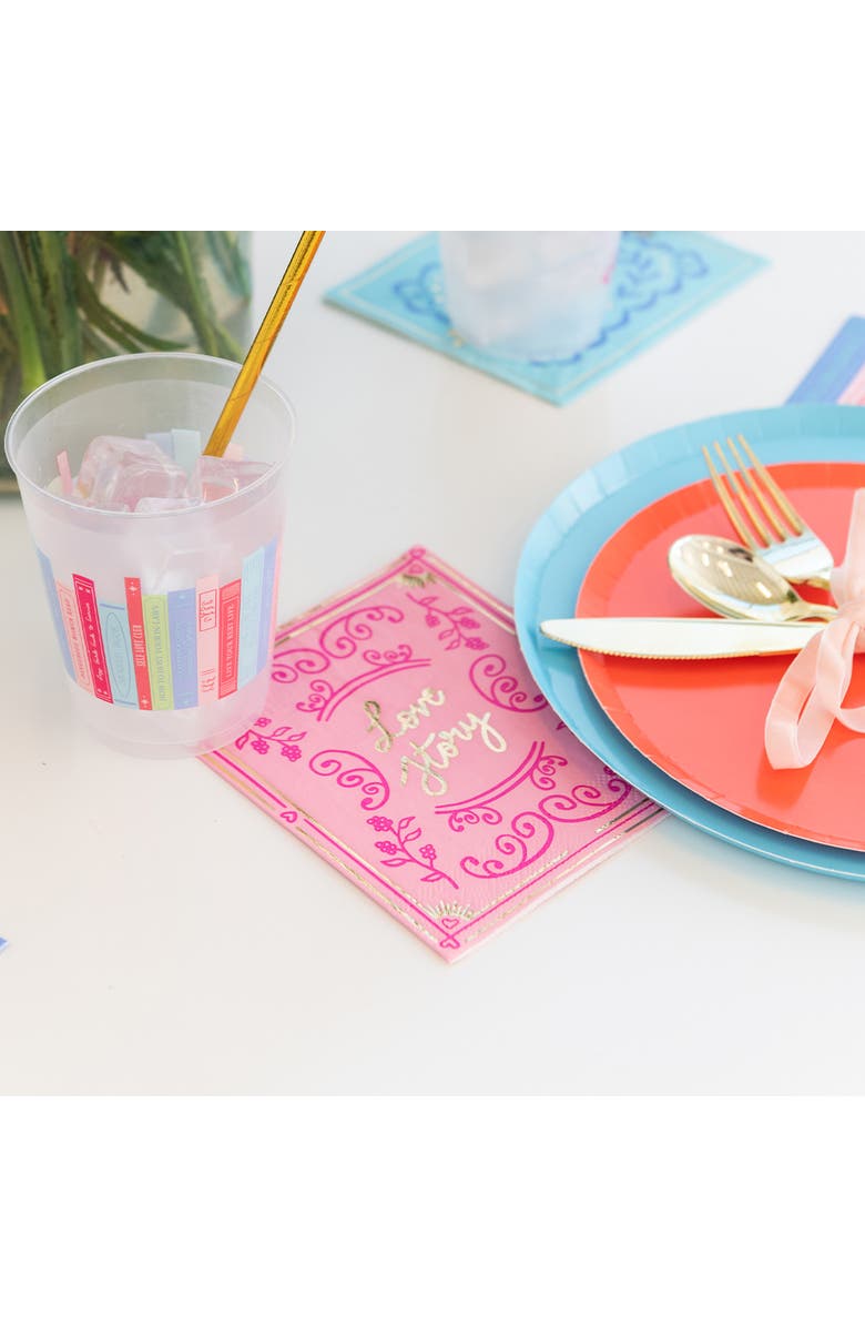 Jollity 
Co Book Club Book Cover Cocktail Napkins, Alternate, color, Assorted Pre-Pack