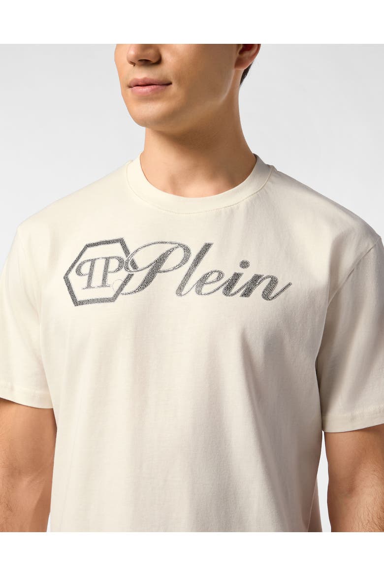 T-Shirt Round Neck Ss Men, Alternate, color, OffWhite