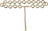 Linea Pelle Molten Chain Link Belt