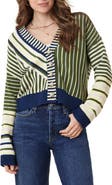 Scotch & Soda Stripe V-Neck Cardigan