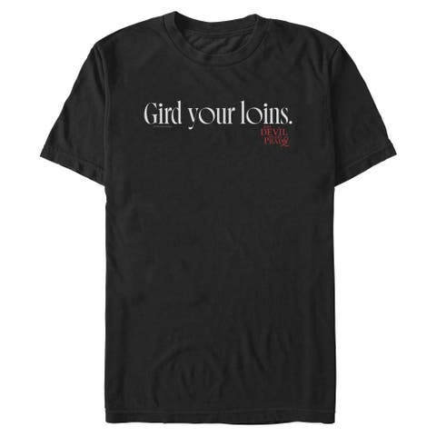 Men's The Devil Wears Prada 2 Gird Your Loins Logo  Graphic T-Shirt