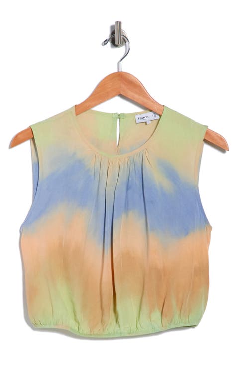 Clarissa Sleeveless Bubble Hem Top