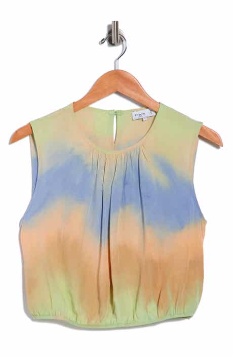 FRNCH Clarissa Sleeveless Bubble Hem Top