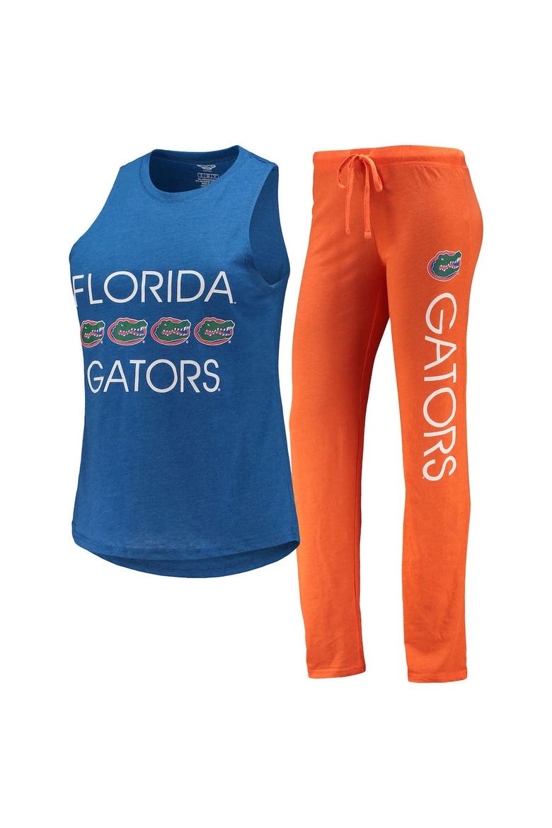 Women's Concepts Sport Orange/Royal Florida Gators Tank Top & Pants Sleep Set, Main, color, Orange