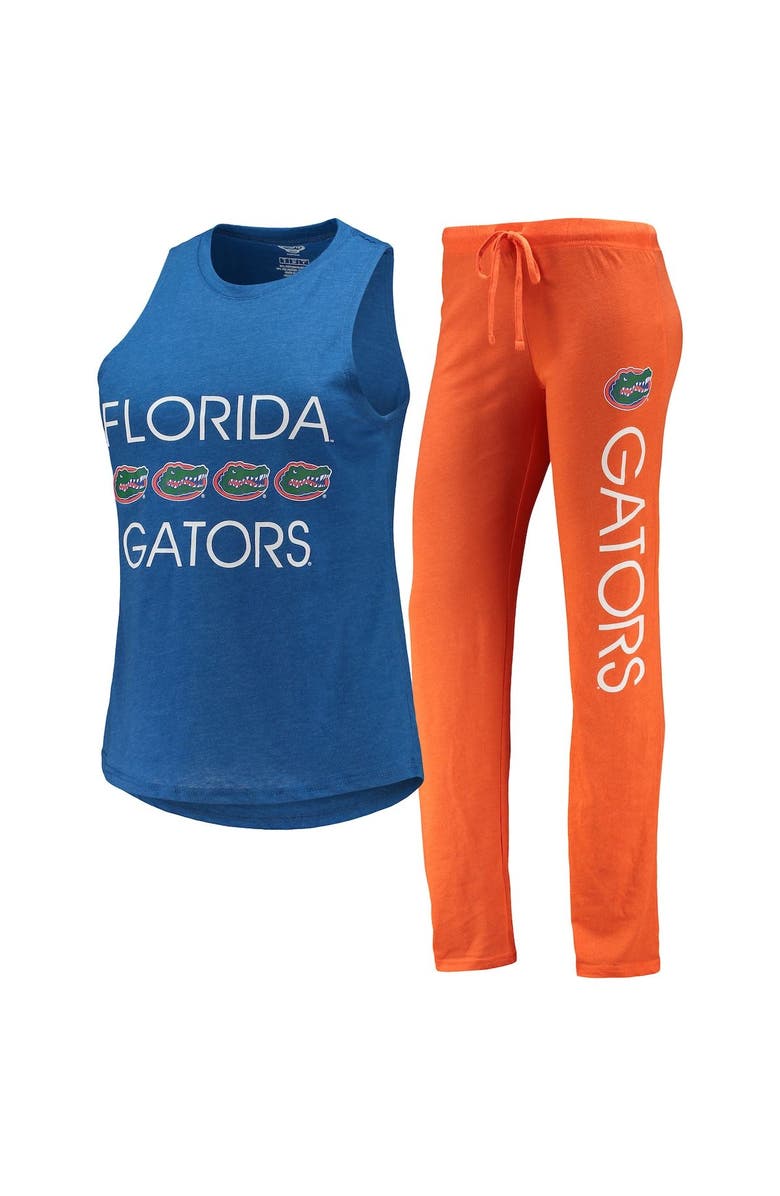 CONCEPTS SPORT Women's Concepts Sport Orange/Royal Florida Gators Tank Top & Pants Sleep Set, Main, color,
