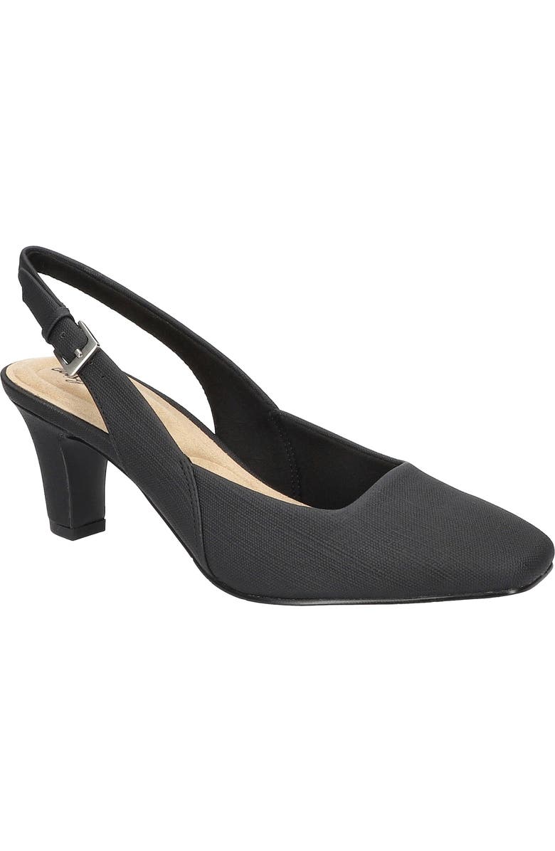 EASY STREET Ritsa Slingback Pump, Main, color, Black Linen