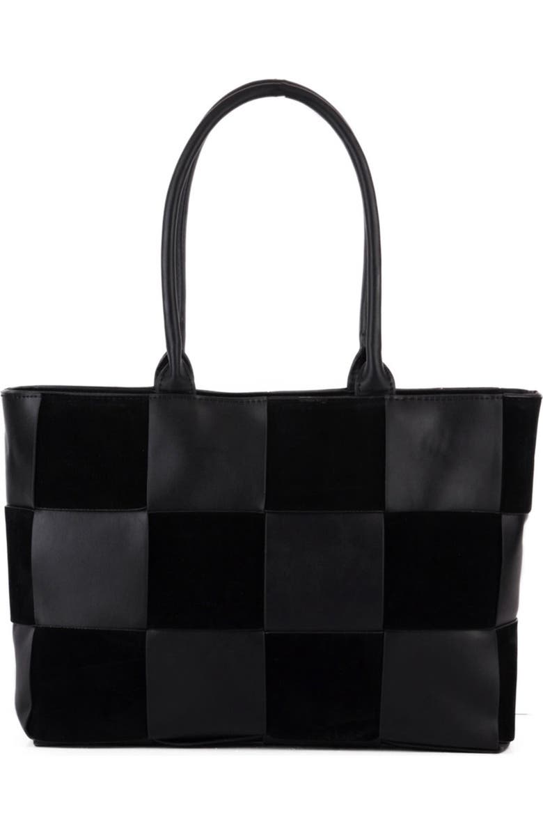 MOST WANTED USA Woven PU Tote Bag, Main, color,