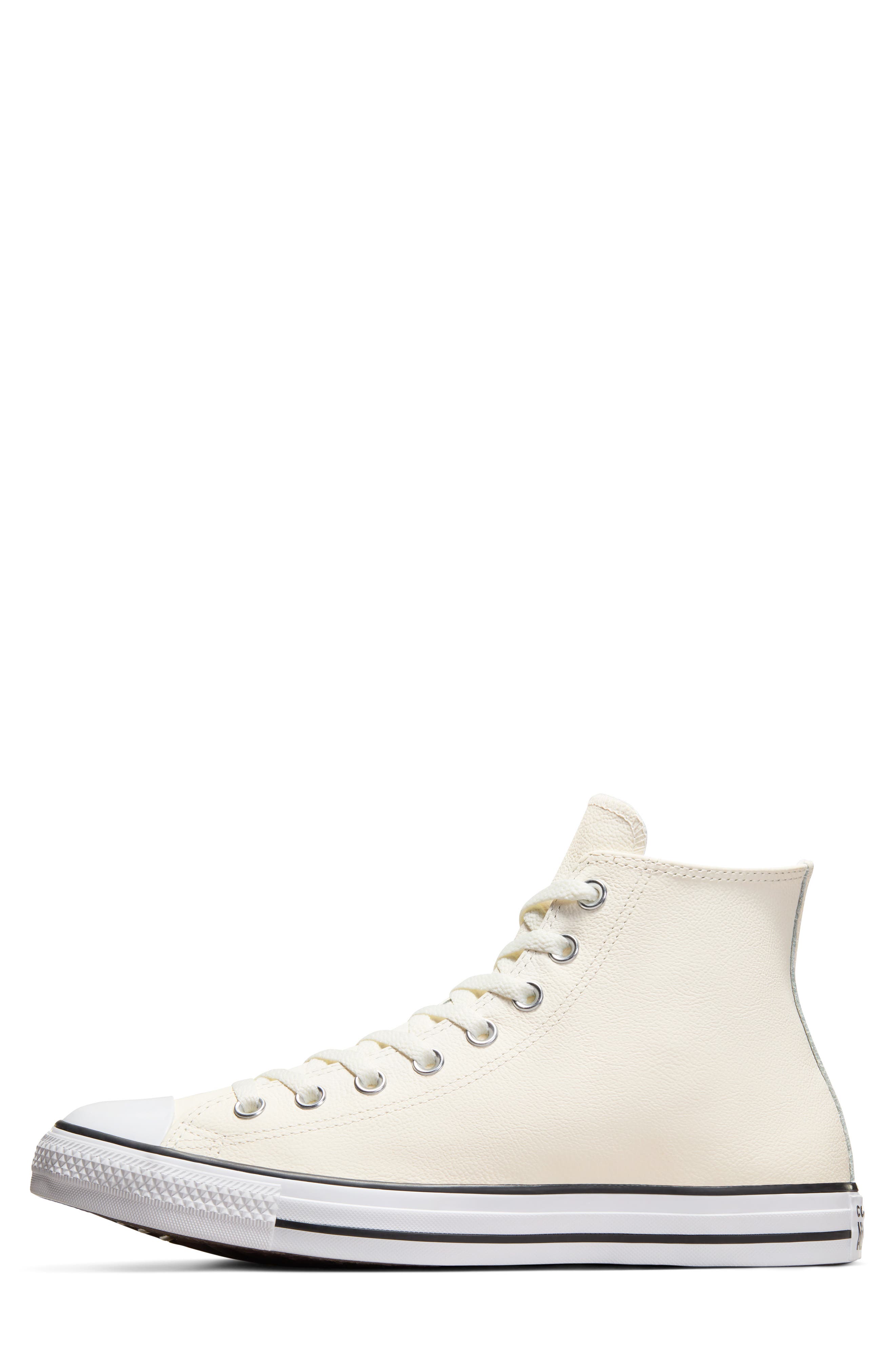 Converse Chuck Taylor<sup>®</sup> All Star<sup>®</sup> Leather High Top Sneaker, Alternate, color, 
