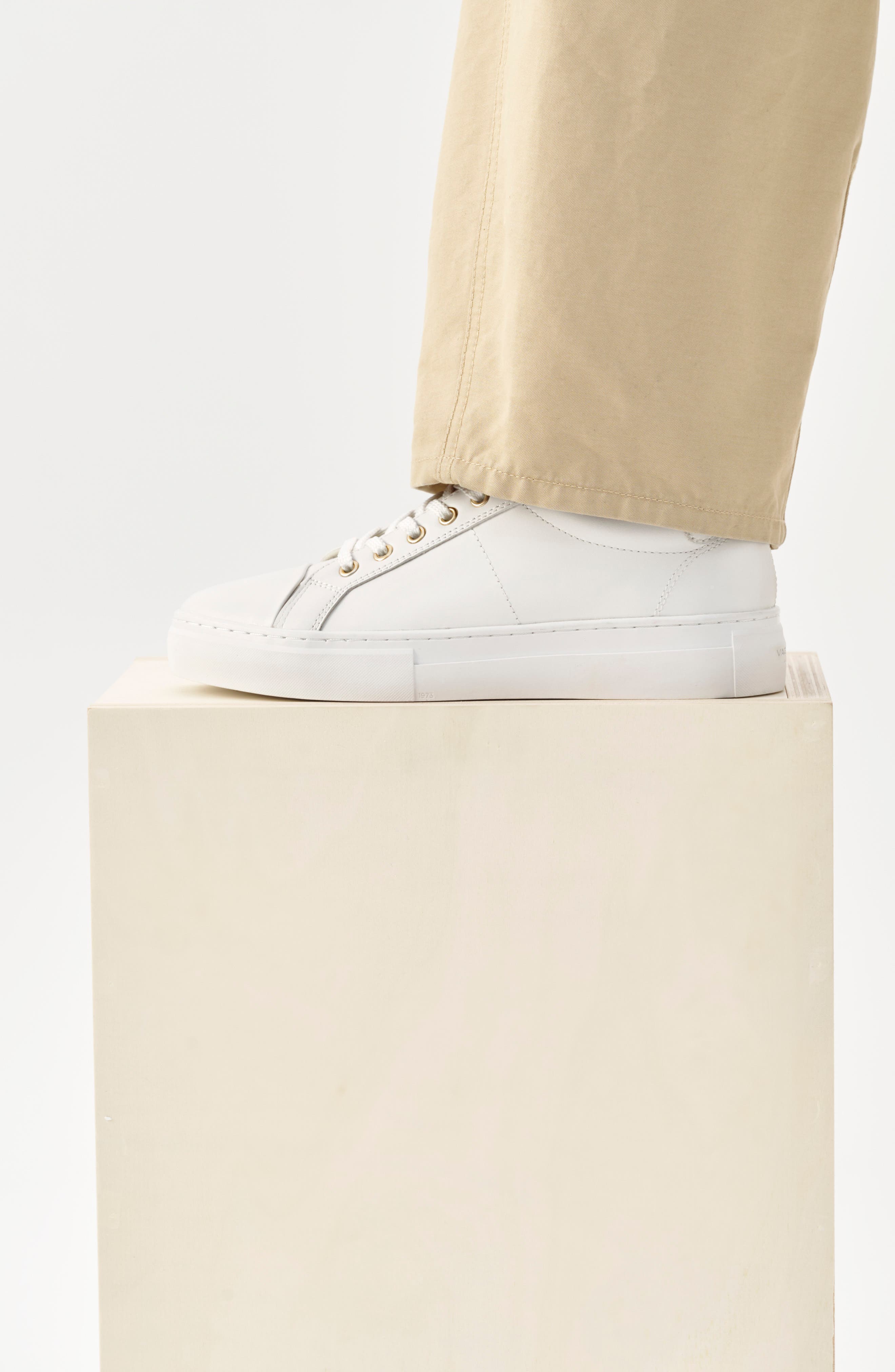 Zoe Platform Sneaker, Alternate, color, WHITE