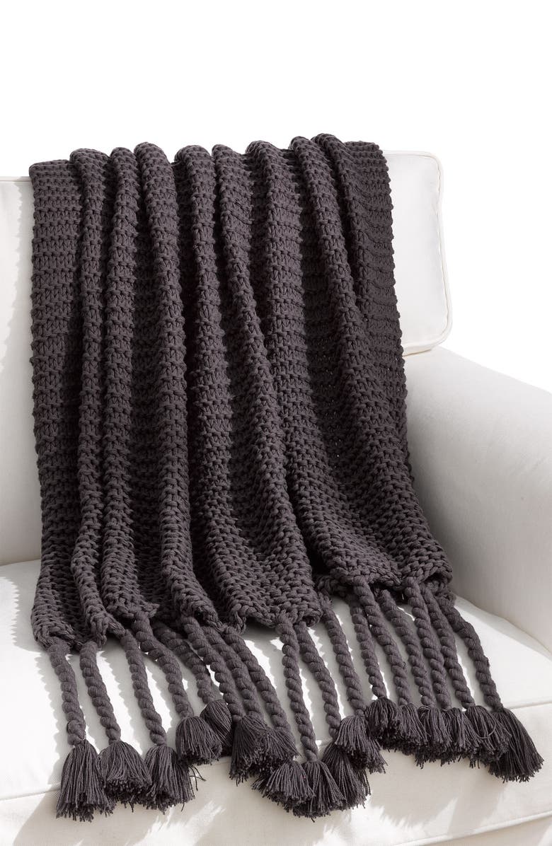 NORDSTROM AT HOME Nordstrom Chunky Knit Throw, Main, color, 