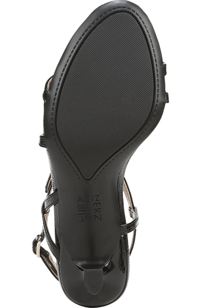 Naturalizer Porter Sandal, Alternate, color, Black Patent Faux Leather