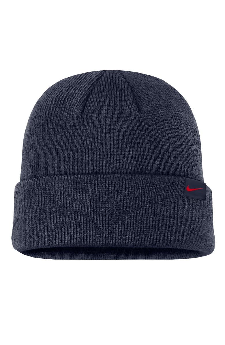 Nike Men's Nike Navy US Hockey Terra Cuffed Knit Hat, Alternate, color, Navy