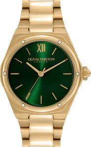Olivia Burton Sports Luxe Hexa Bracelet Watch, 33mm