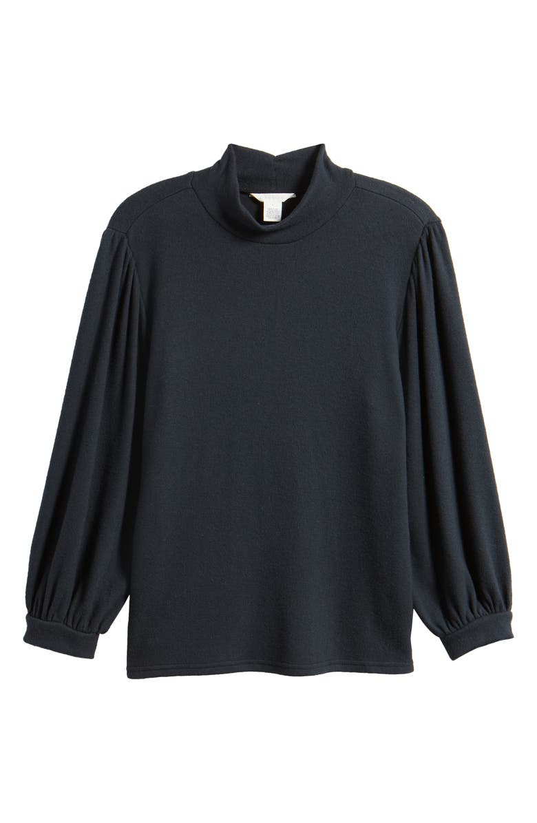 Caslon<sup>®</sup> Gathered Mock Neck Top, Alternate, color, 