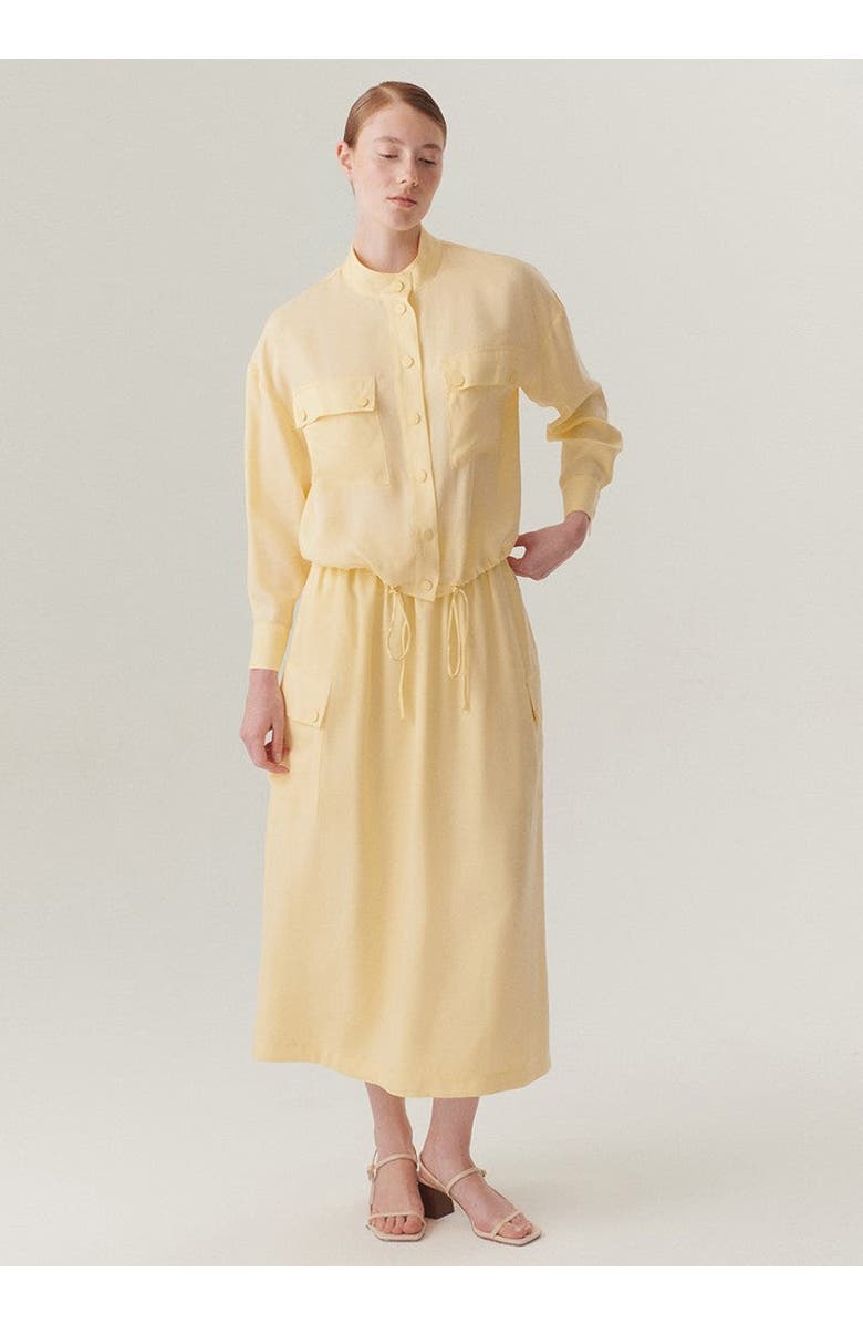 Exquise Ariel Bomber Jacket, Alternate, color, Yellow