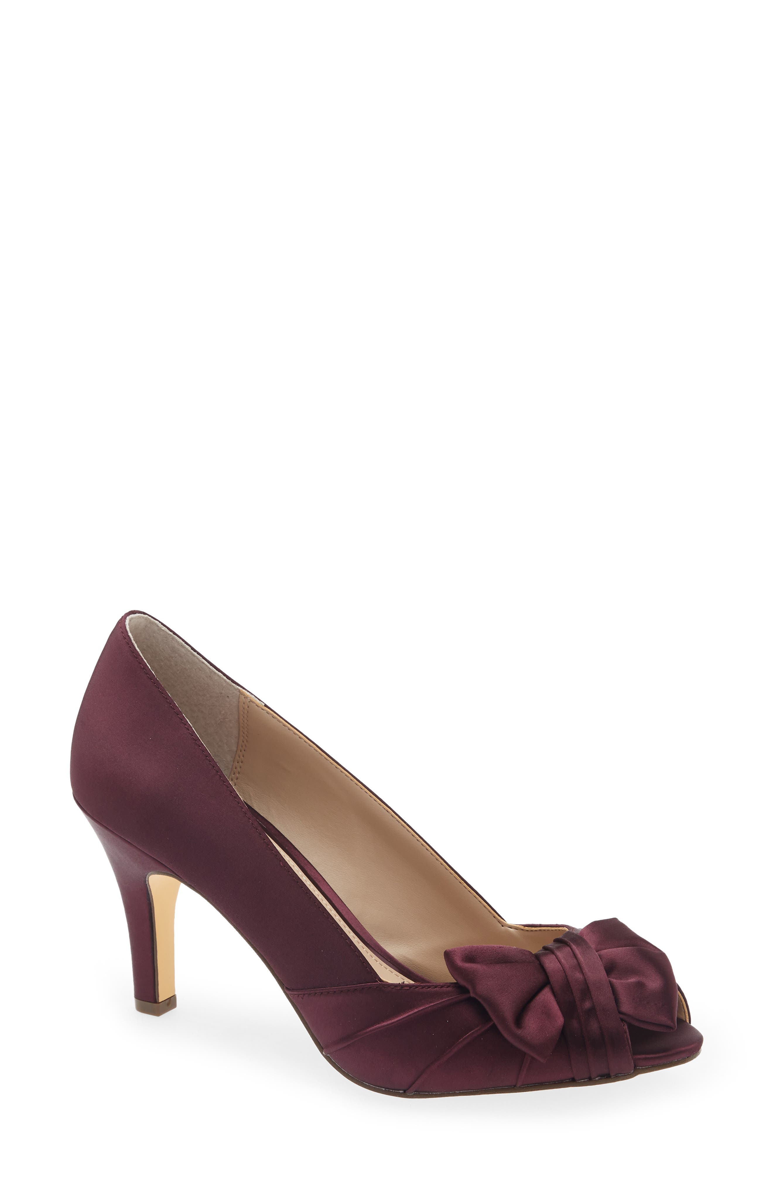 Nina Florene Peep Toe Pump (Women) | Nordstrom