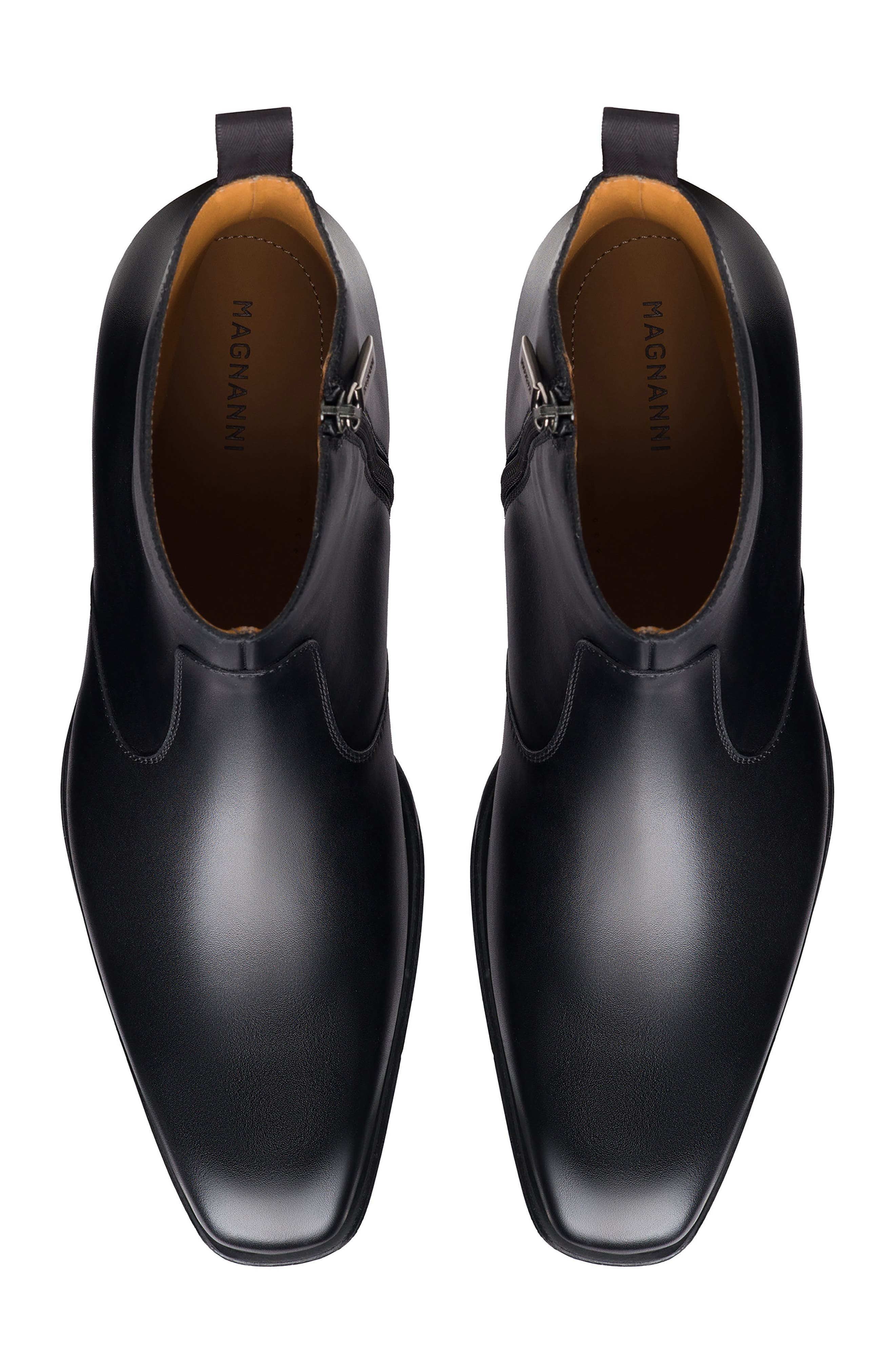 Magnanni Logan Zip Boot, Alternate, color, Black