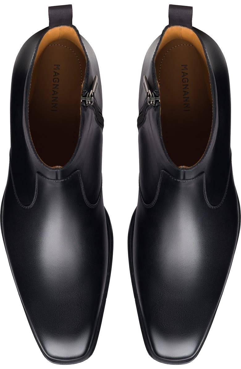 Magnanni Logan Zip Boot, Alternate, color, Black